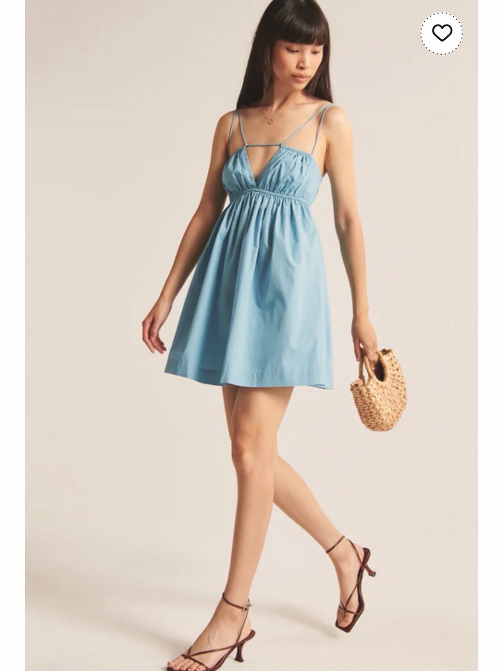 Abercrombie & Fitch Spaghetti-Strap Mini Dress